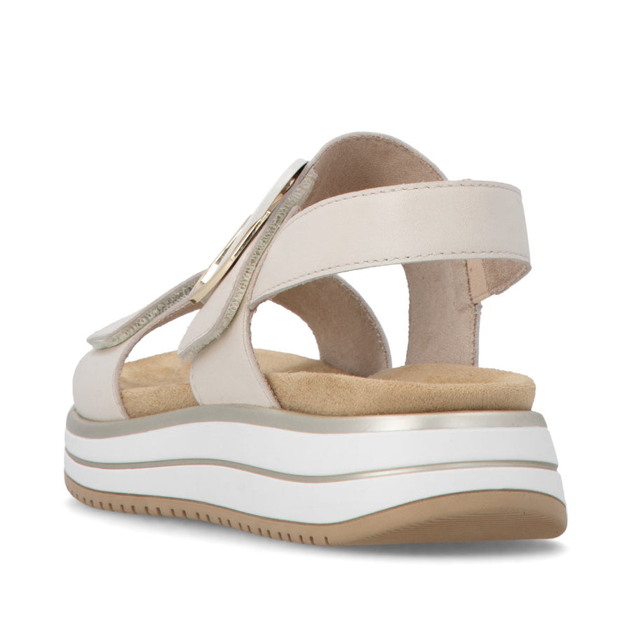 Remonte D1J63-60 Ladies' Sandals-Porcelain