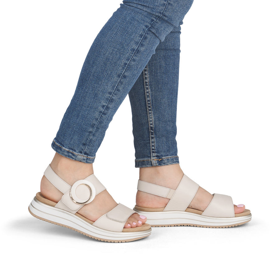 Remonte D1J63-60 Ladies' Sandals-Porcelain