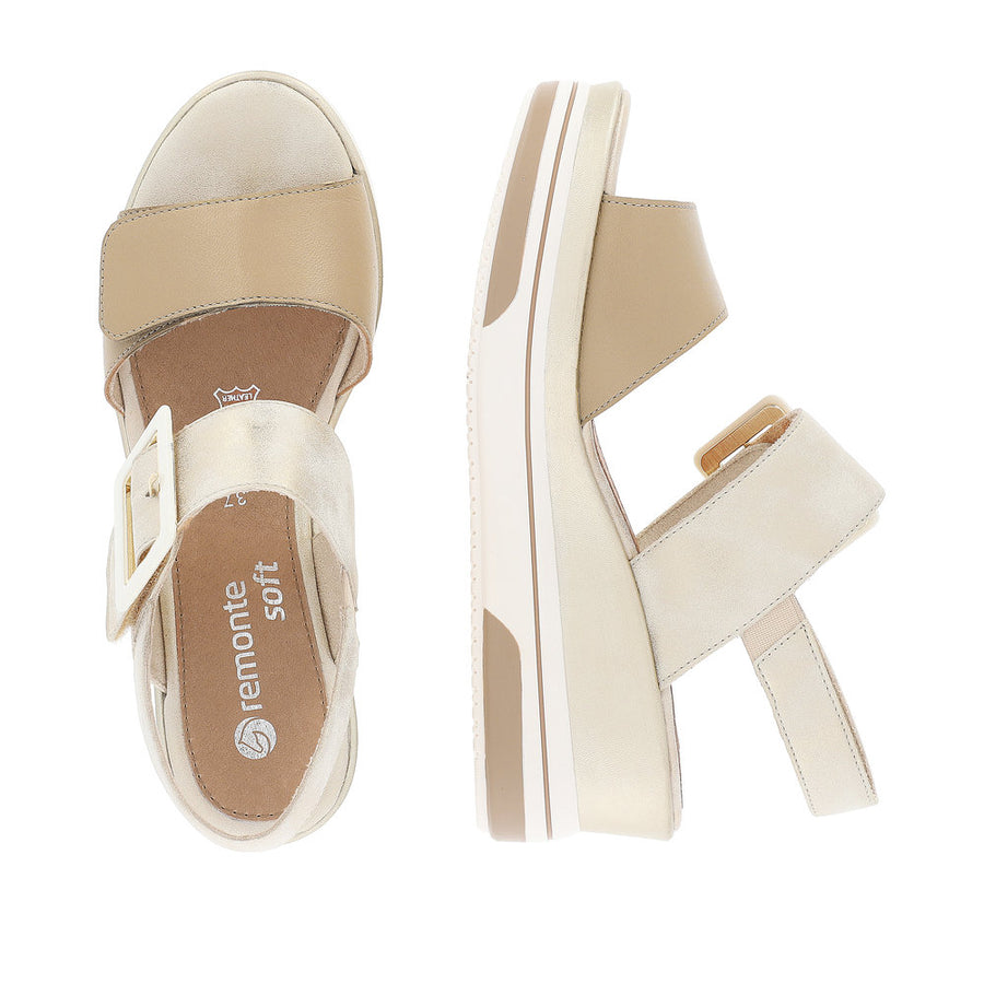 Remonte D1P50 Sandals-Beige