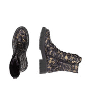 Remonte D1W72 Ankle Boot-Black Leopard