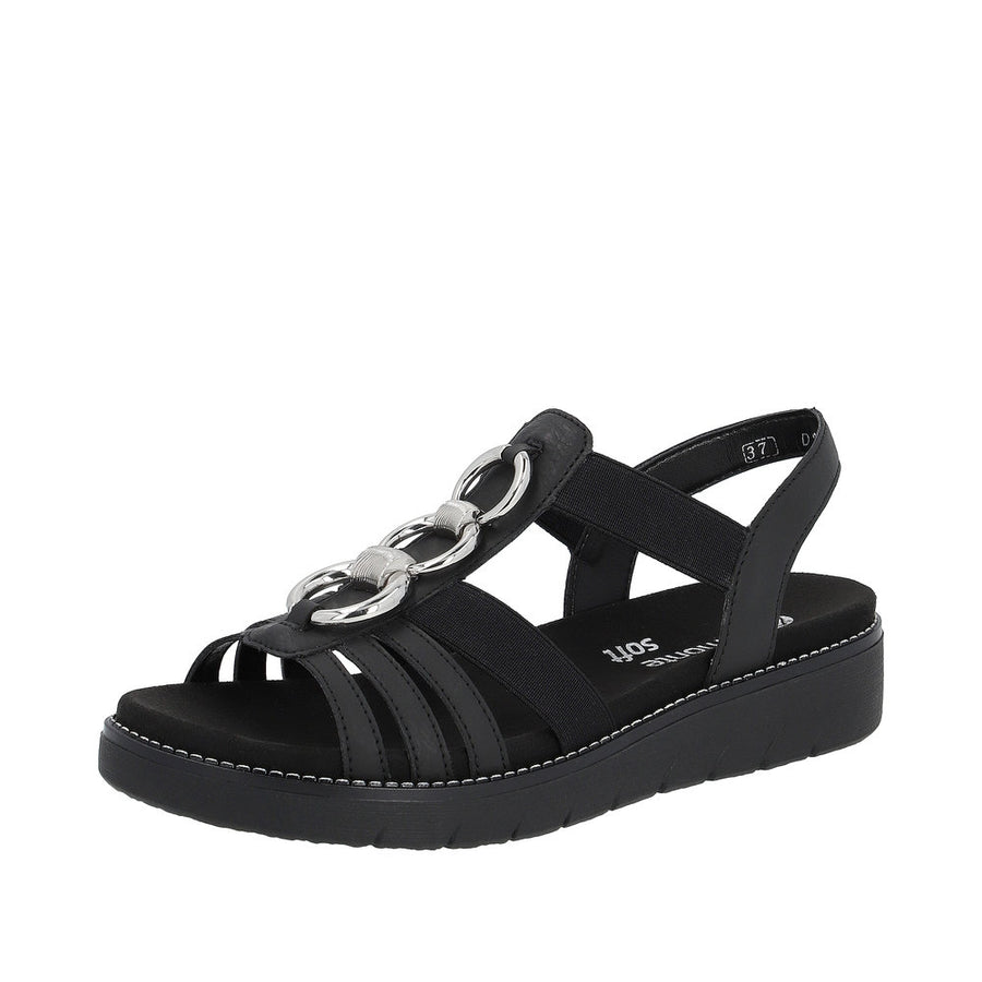 Remonte D2073 Sandals-Black