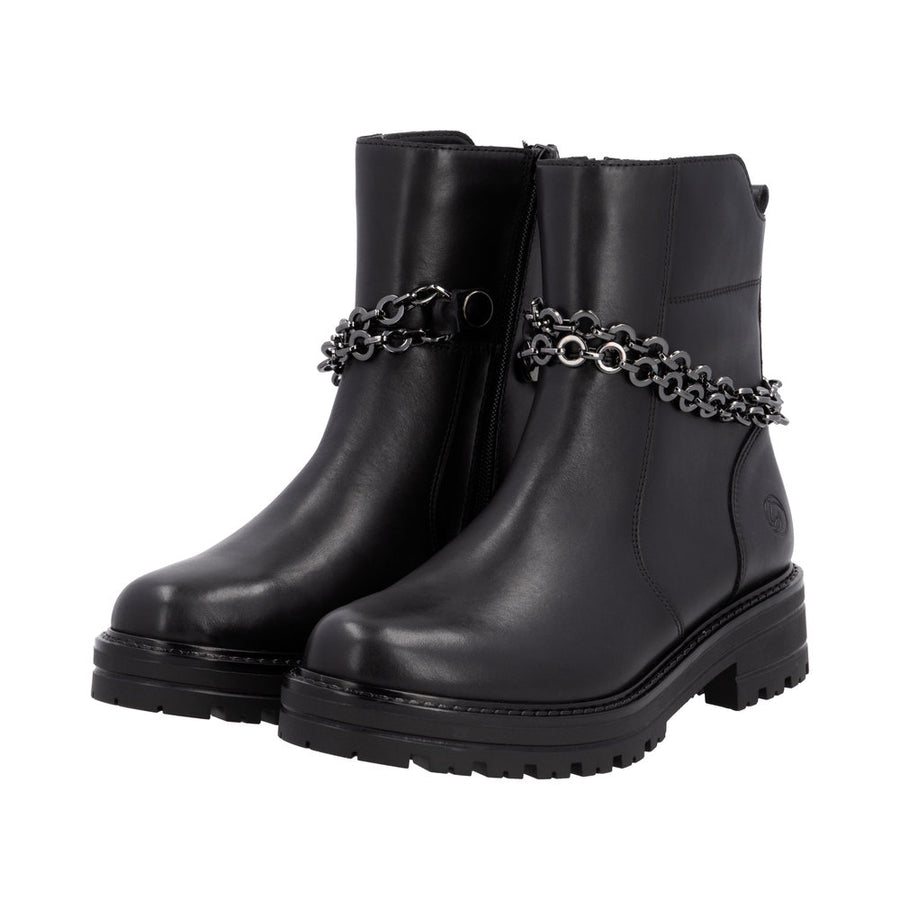 Remonte D2285 Ankle Boot-Black