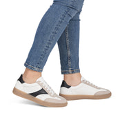 Remonte D2C01 Ladies Sneaker-White/Black