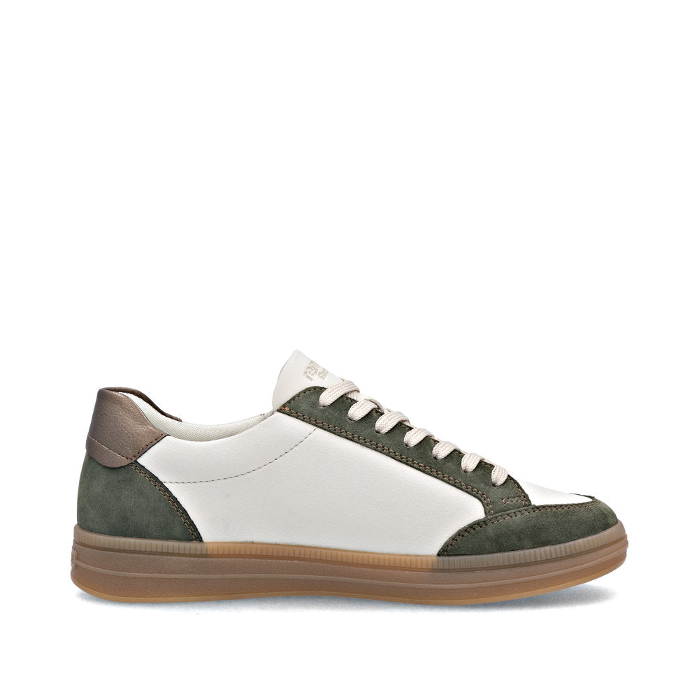 Remonte D2C04-60 Ladies' Sneaker-White Combi