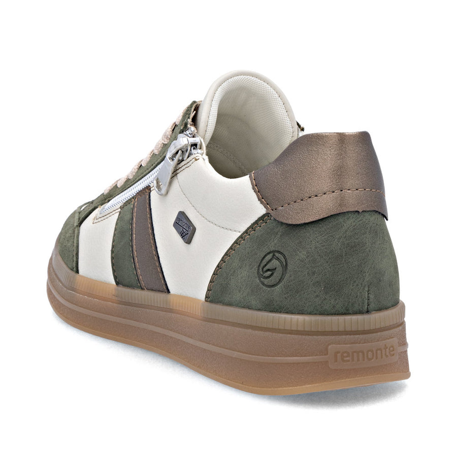 Remonte D2C04-60 Ladies' Sneaker-White Combi