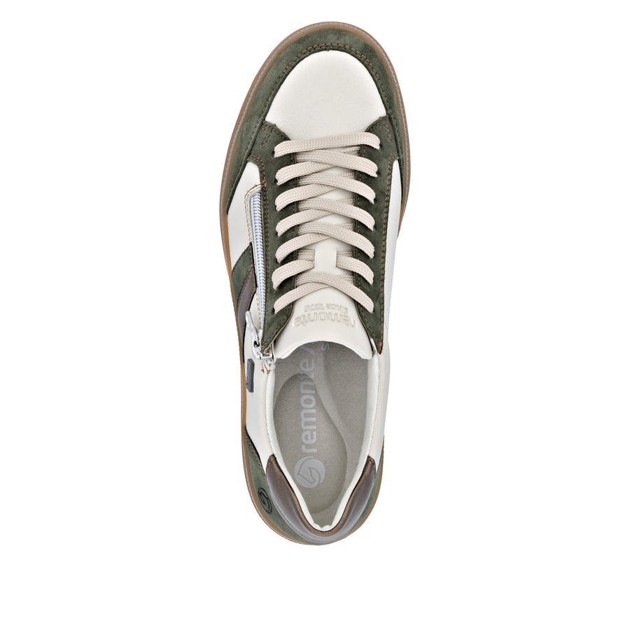 Remonte D2C04-60 Ladies' Sneaker-White Combi