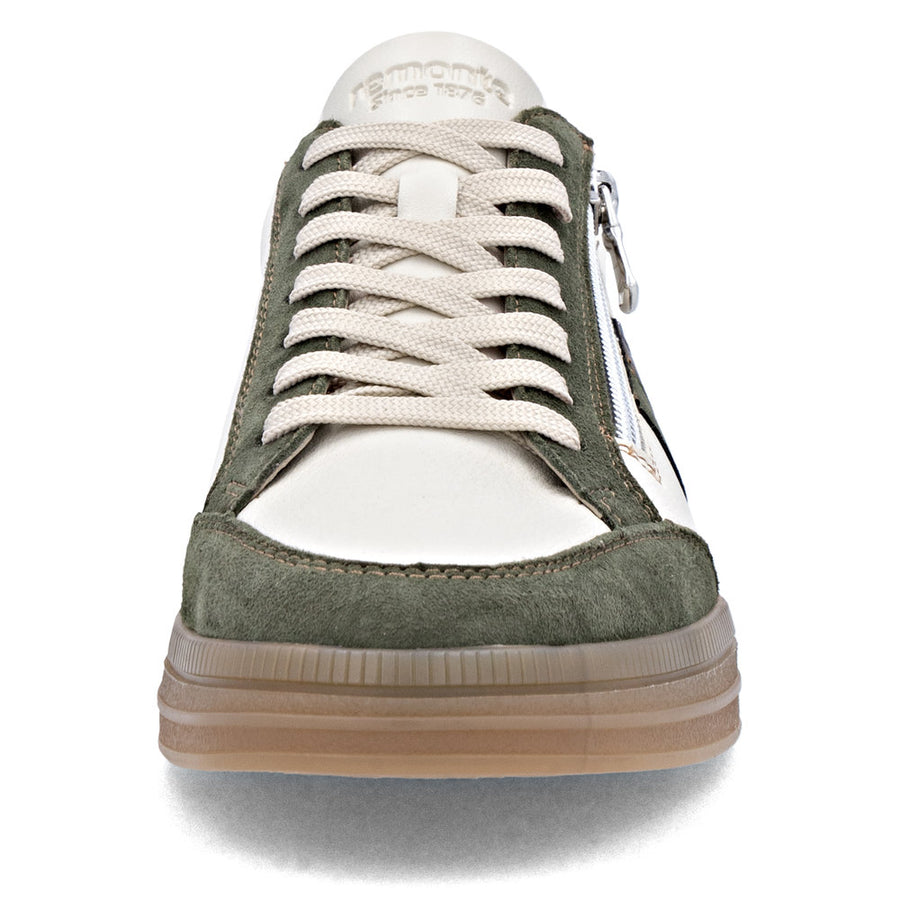 Remonte D2C04-60 Ladies' Sneaker-White Combi