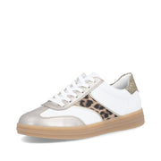 Remonte D2c05 Ladies Sneaker-White/Gold