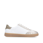 Remonte D2c05 Ladies Sneaker-White/Gold