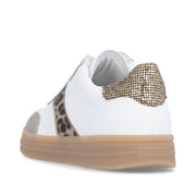 Remonte D2c05 Ladies Sneaker-White/Gold