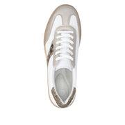 Remonte D2c05 Ladies Sneaker-White/Gold