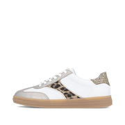 Remonte D2c05 Ladies Sneaker-White/Gold