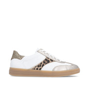 Remonte D2c05 Ladies Sneaker-White/Gold
