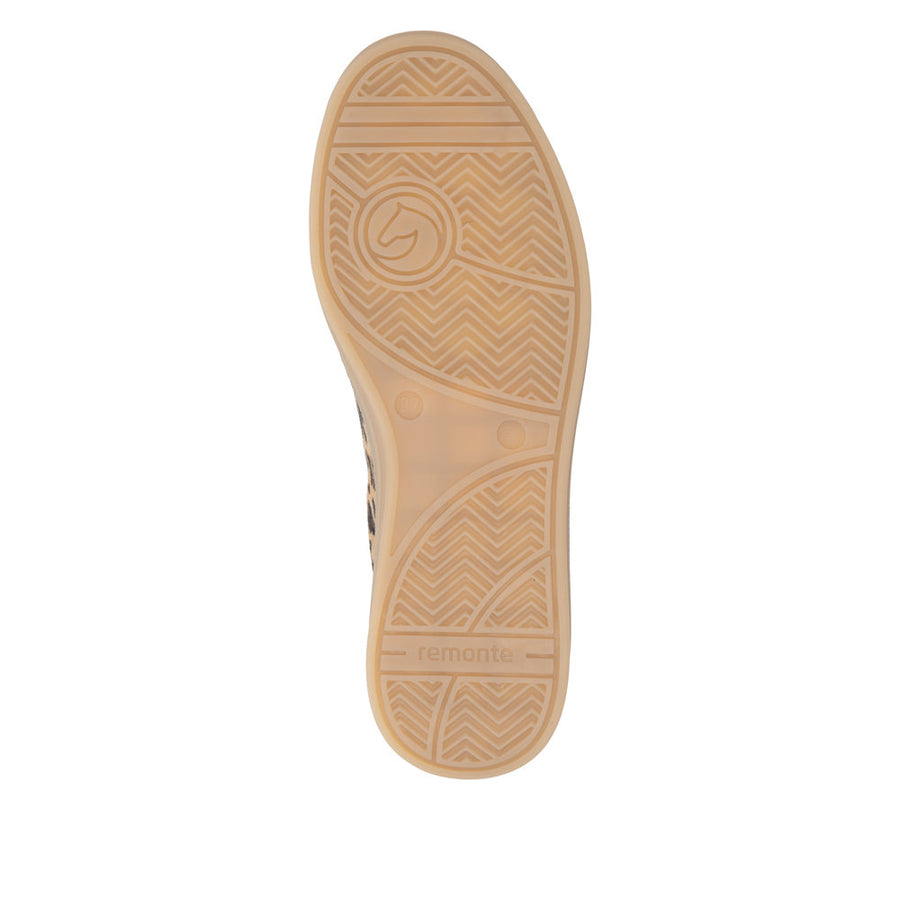 Remonte D2c06 Ladies Sneakers-Leopard