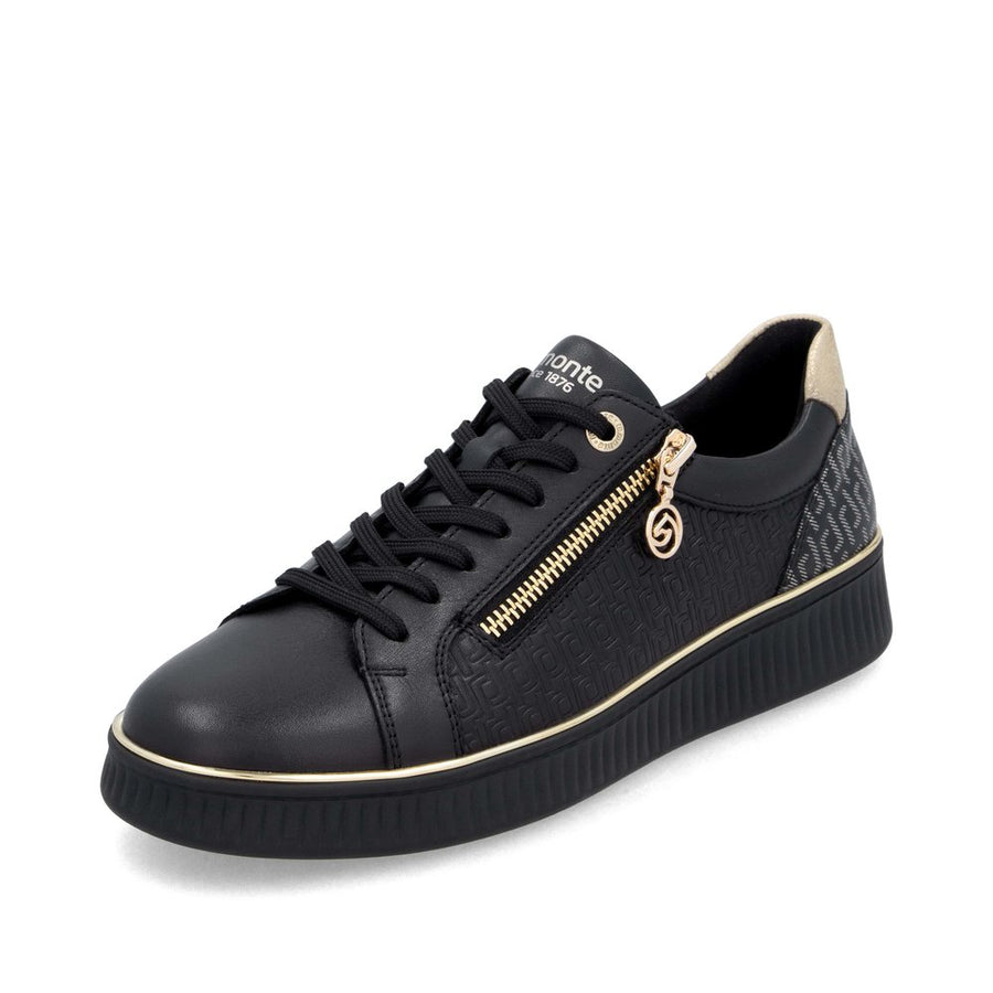 Remonte D2e00 Ladies Sneaker-Black