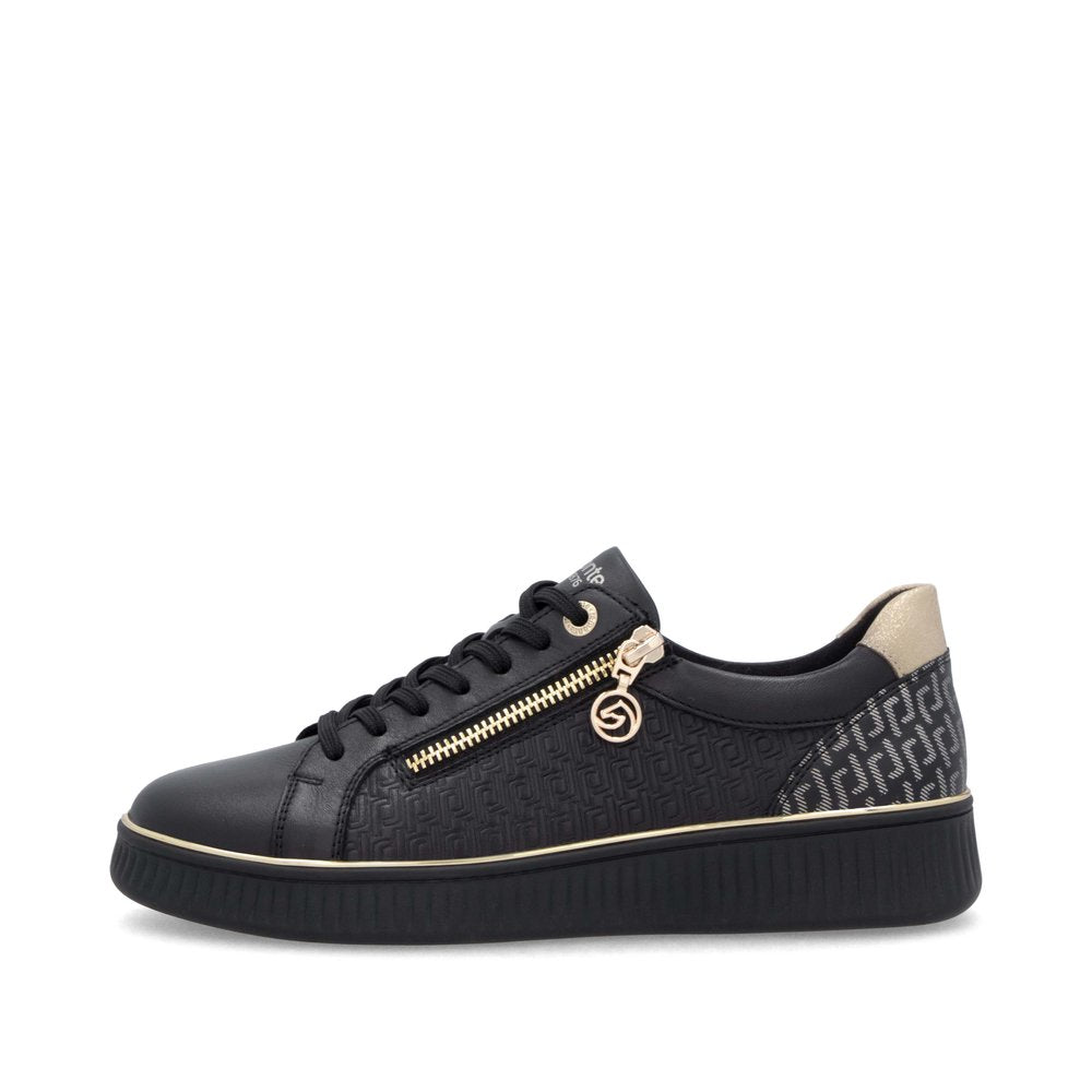 Remonte D2e00 Ladies Sneaker-Black