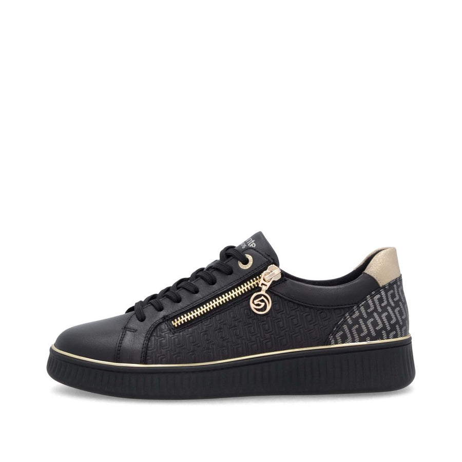 Remonte D2e00 Ladies Sneaker-Black