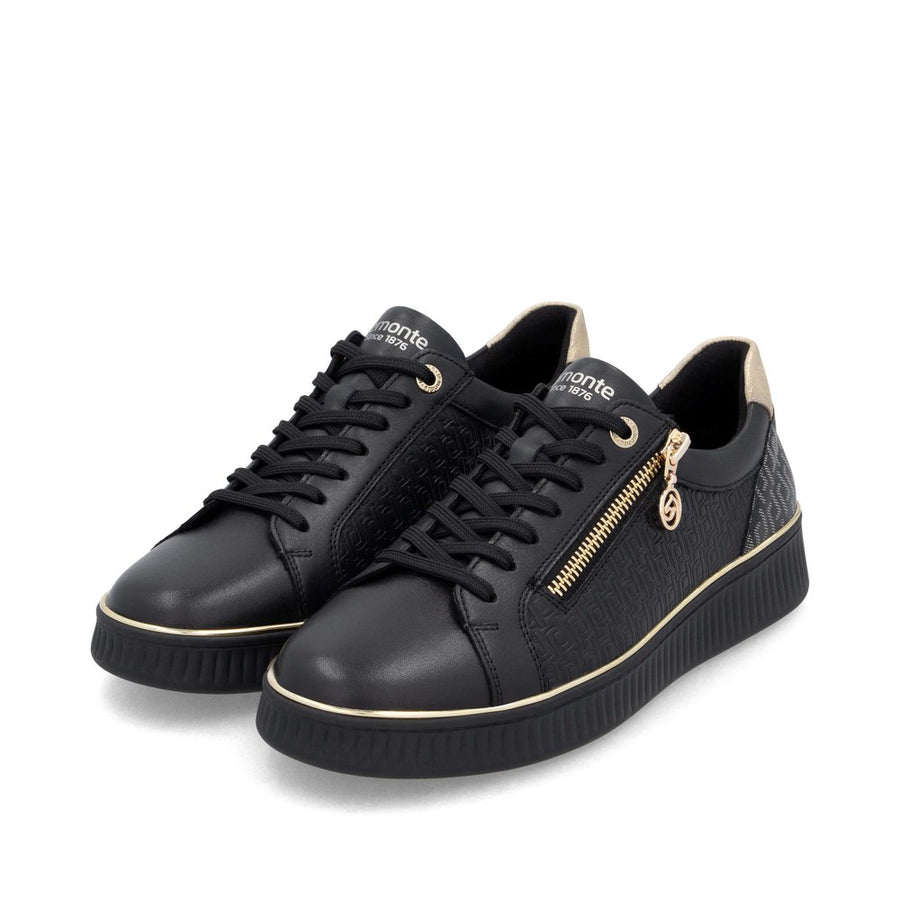 Remonte D2e00 Ladies Sneaker-Black