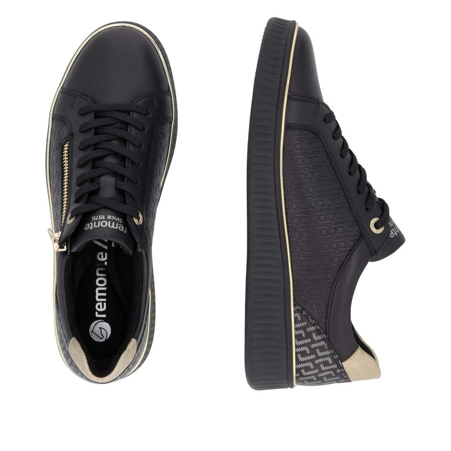 Remonte D2e00 Ladies Sneaker-Black