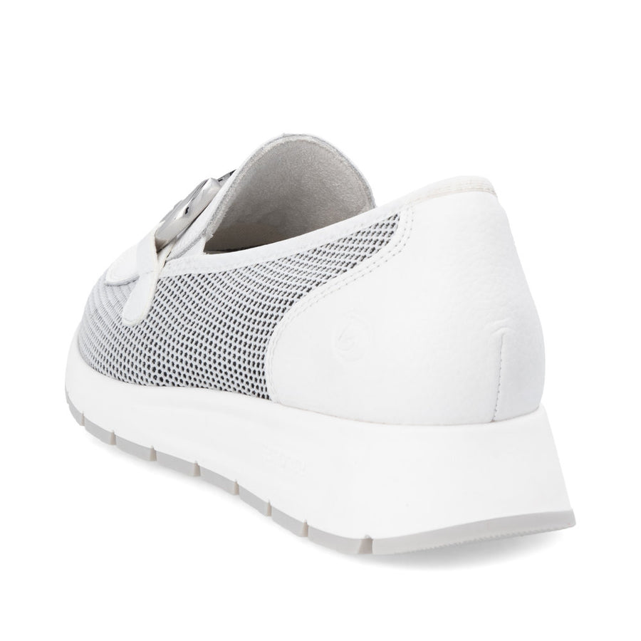 Remonte D2G02 Ladies Loafers-White Multi
