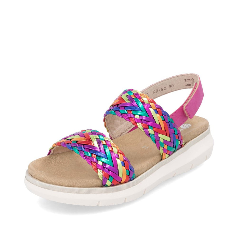 Remonte D2K52 Ladies Sandal-Pink Multi
