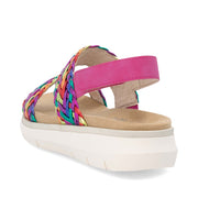 Remonte D2K52 Ladies Sandal-Pink Multi