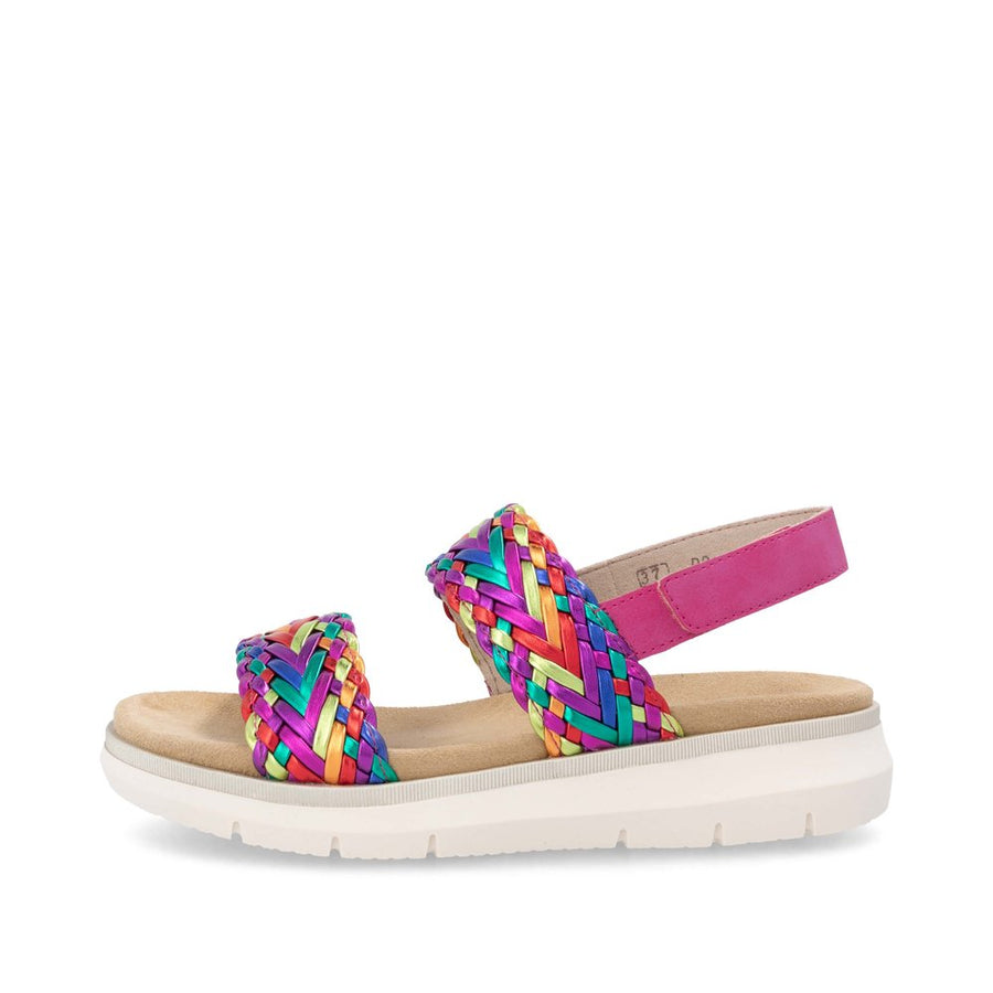 Remonte D2K52 Ladies Sandal-Pink Multi