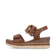 Remonte D2L53-24 Ladies' Sandals-Tan