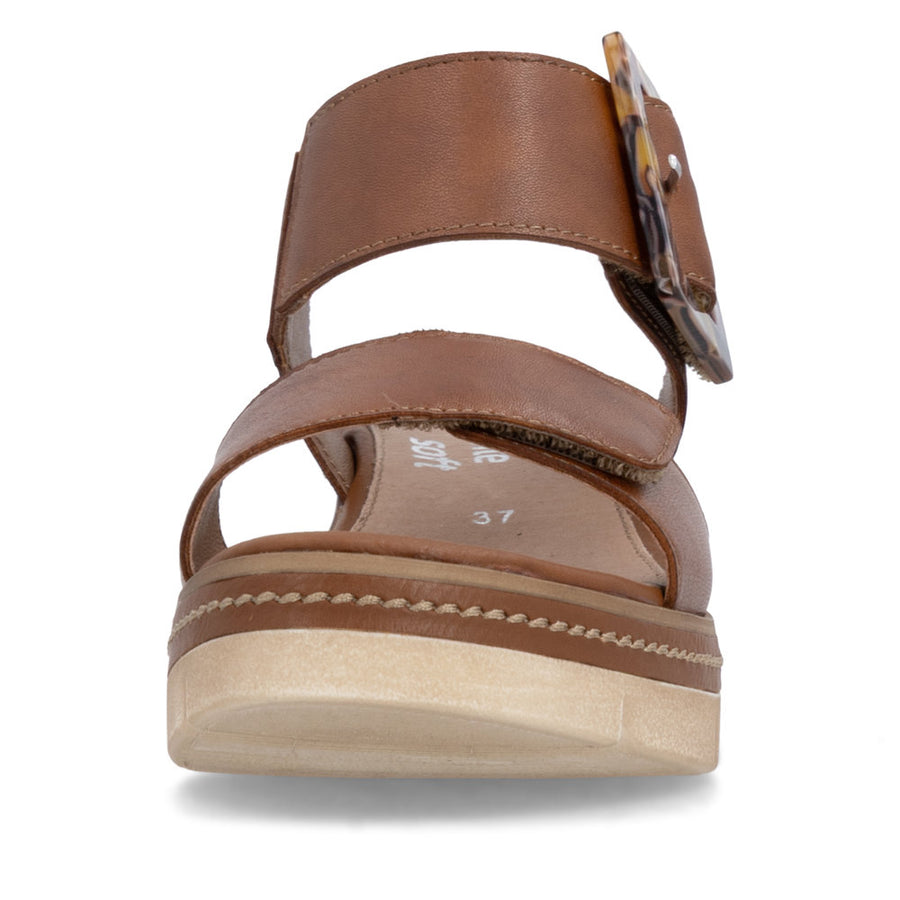 Remonte D2L53-24 Ladies' Sandals-Tan