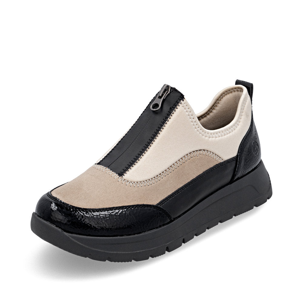 Remonte D2V01-60 Ladies Shoes-Cream/Black
