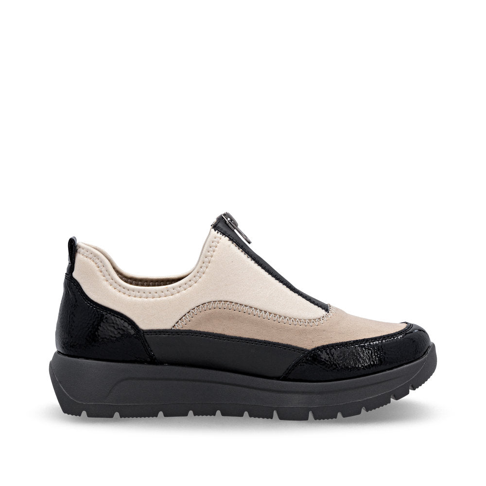 Remonte D2V01-60 Ladies Shoes-Cream/Black