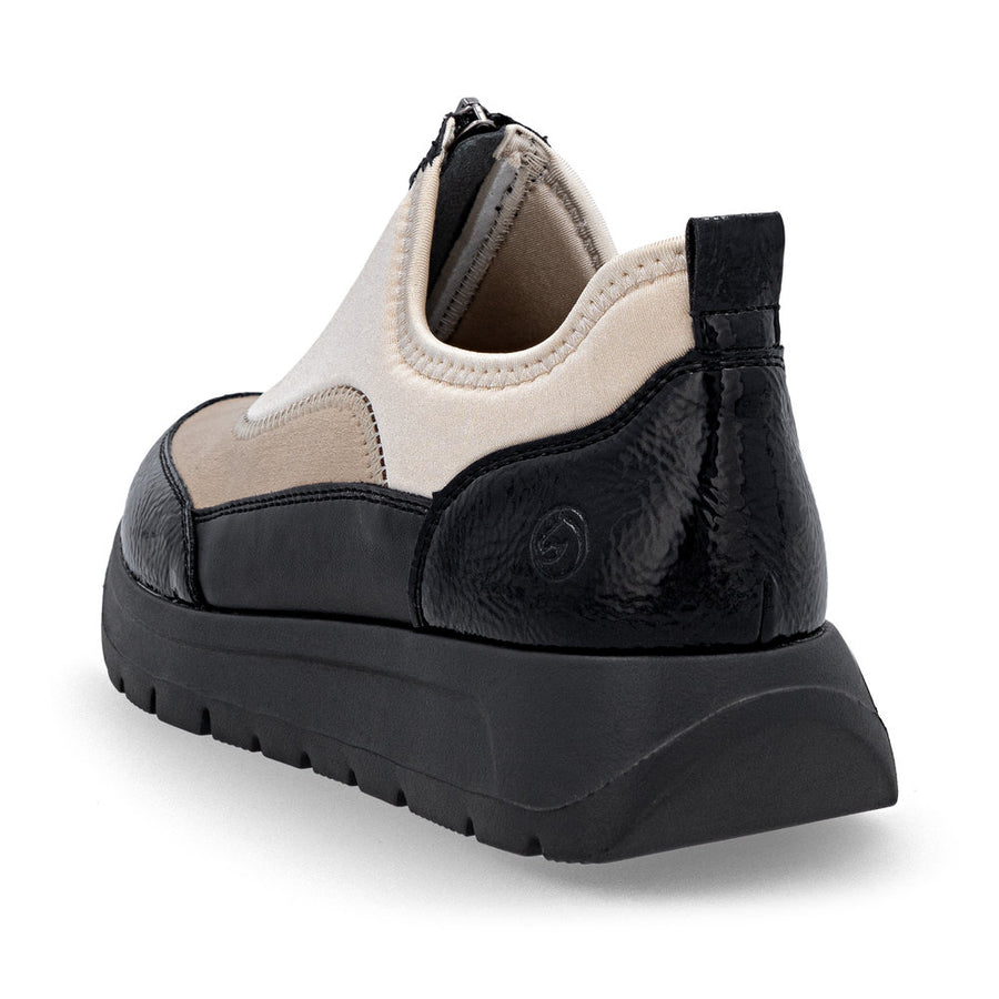 Remonte D2V01-60 Ladies Shoes-Cream/Black