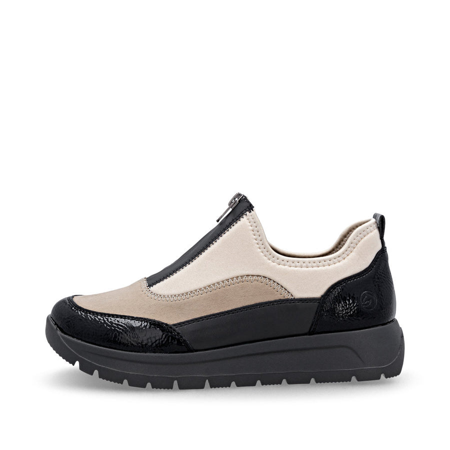 Remonte D2V01-60 Ladies Shoes-Cream/Black