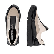Remonte D2V01-60 Ladies Shoes-Cream/Black