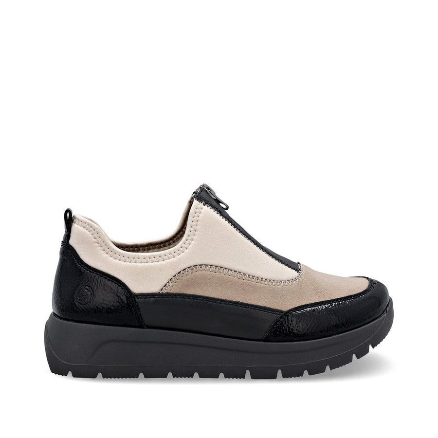Remonte D2V01-60 Ladies Shoes-Cream/Black