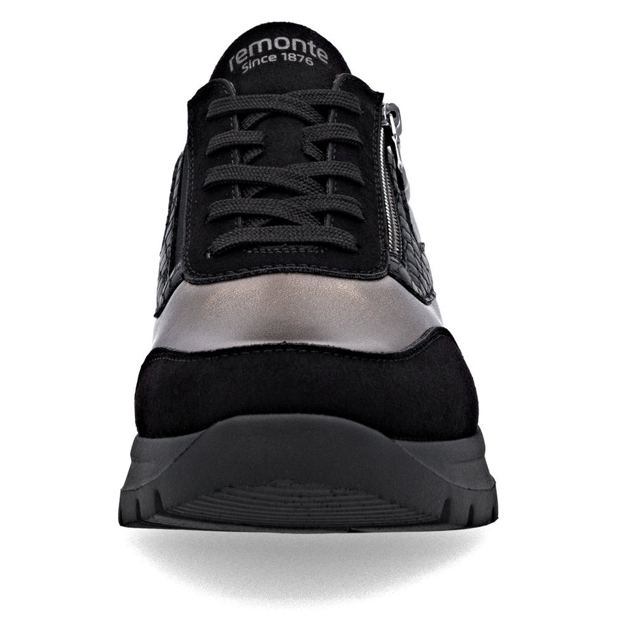 Remonte D2V02-04 Ladies Shoes-Black/Gold