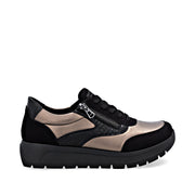 Remonte D2V02-04 Ladies Shoes-Black/Gold