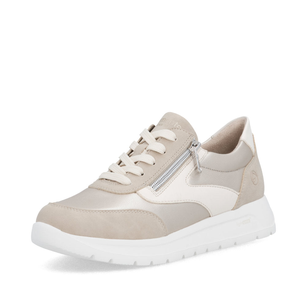 Remonte D2V02 Ladies Shoes-Beige/Gold