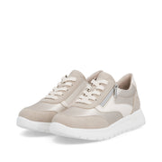 Remonte D2V02 Ladies Shoes-Beige/Gold