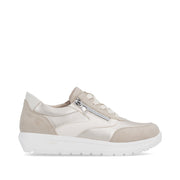Remonte D2V02 Ladies Shoes-Beige/Gold