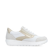 Remonte D2V02 Ladies Shoes-White/Gold