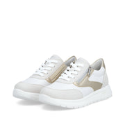 Remonte D2V02 Ladies Shoes-White/Gold
