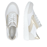 Remonte D2V02 Ladies Shoes-White/Gold