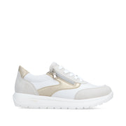 Remonte D2V02 Ladies Shoes-White/Gold