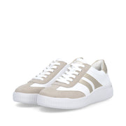 Remonte D3e00 Ladies Shoes-White/Gold