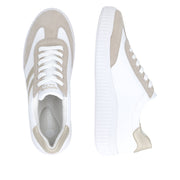 Remonte D3e00 Ladies Shoes-White/Gold