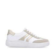 Remonte D3e00 Ladies Shoes-White/Gold