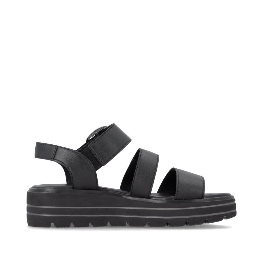 Remonte D3N50 Ladies' Sandals-Black