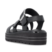 Remonte D3N50 Ladies' Sandals-Black