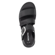 Remonte D3N50 Ladies' Sandals-Black